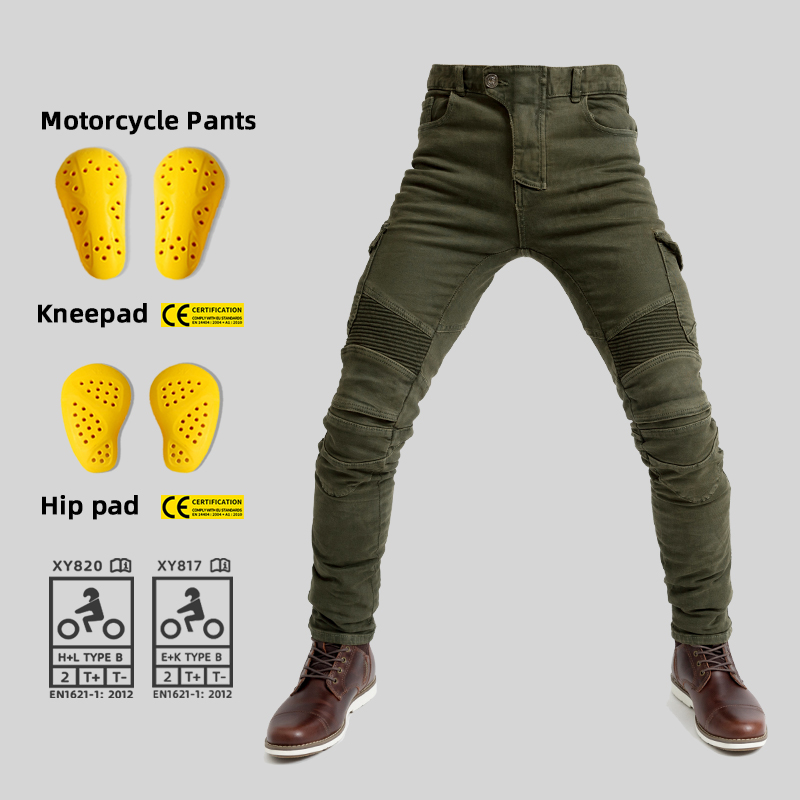 Motorcycle Jeans Pantalones Mo - Motorcycle Gear Jeans 评论和价格