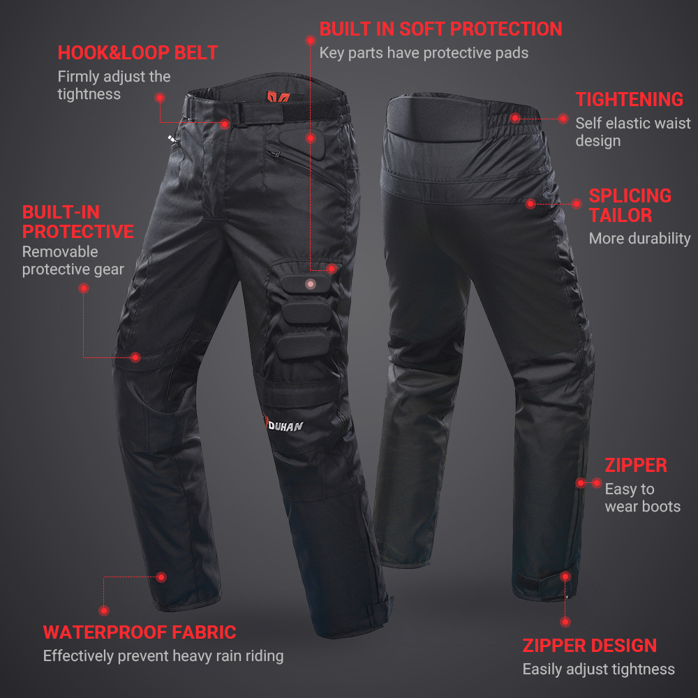 Motorcycle Riding Pants Off-ro - Motorcycle Gear Jeans 评论和价格