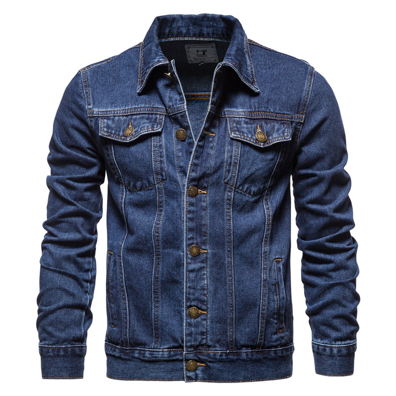 2025 Autumn Men Solid Denim Ja - Motorcycle Gear Jeans 评论和价格