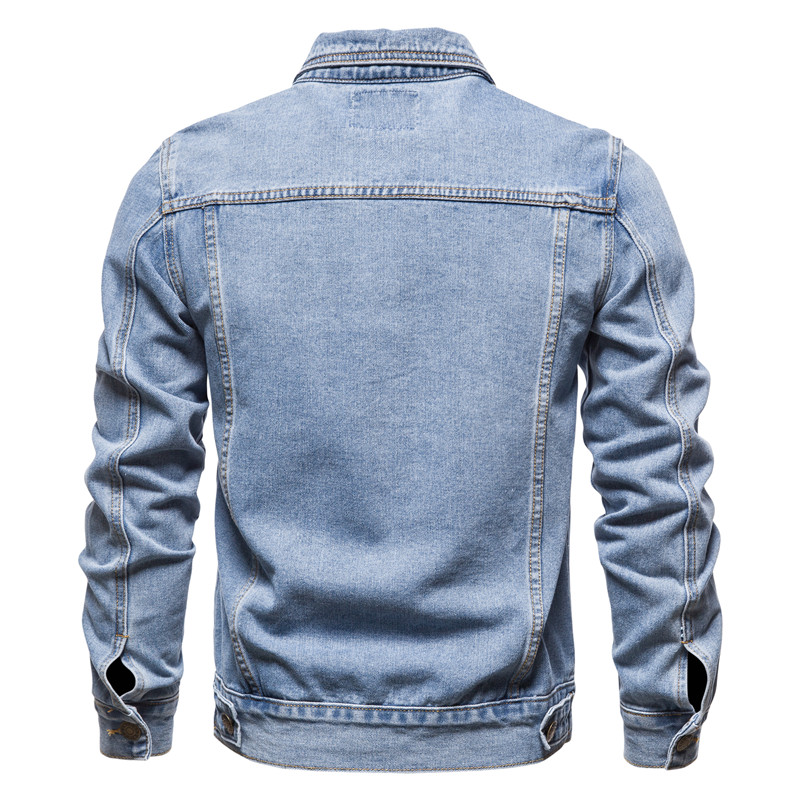2025 Autumn Men Solid Denim Ja - Motorcycle Gear Jeans 评论和价格