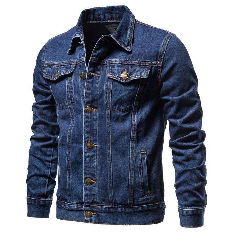 2025 Autumn Men Solid Denim Ja - Motorcycle Gear Jeans 评论和价格