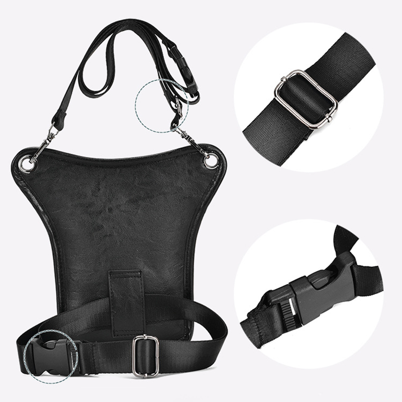 Vintage Pu Leather Waist Pack  - Motorcycle Gear Backpack 评论和价格