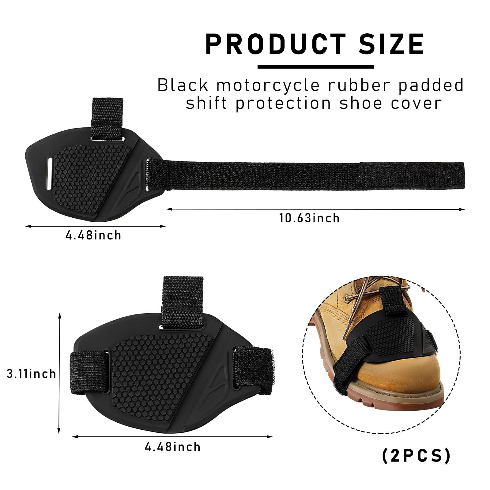 Honeycomb Anti-Slip Gear Shift - Motorcycle Gear Lever Cover 评论和价格