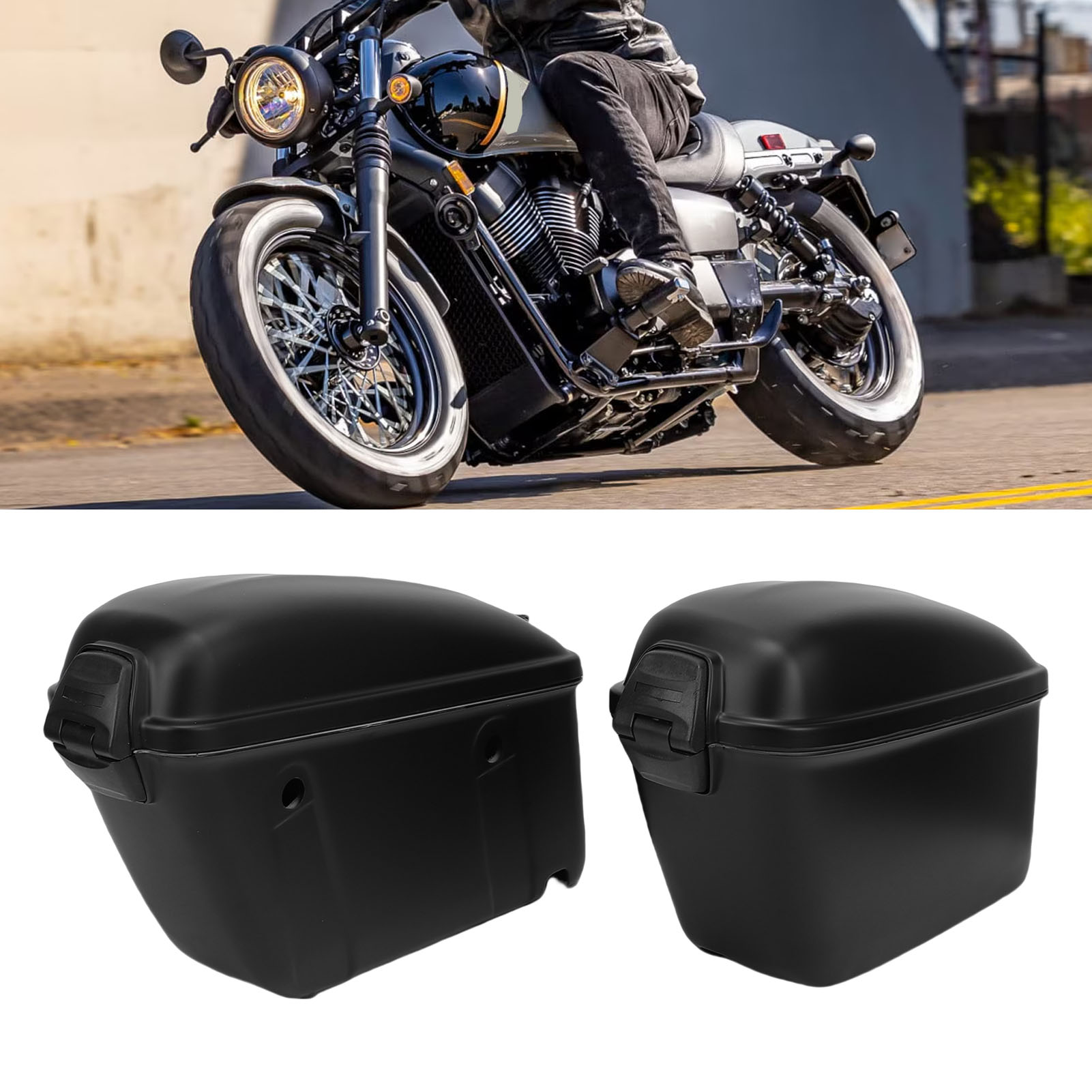 22L Motorcycle Hard Saddle Bag - Motorcycle Gear Backpack 评论和价格